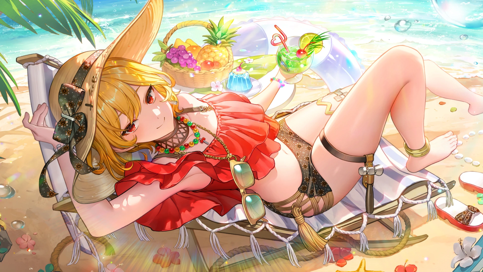 カエラ・コヴァルスキア『木陰で紡ぐShiny Memory』のカードイラスト